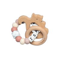 Personalised Rattle |  ANIMAL - Squirrel