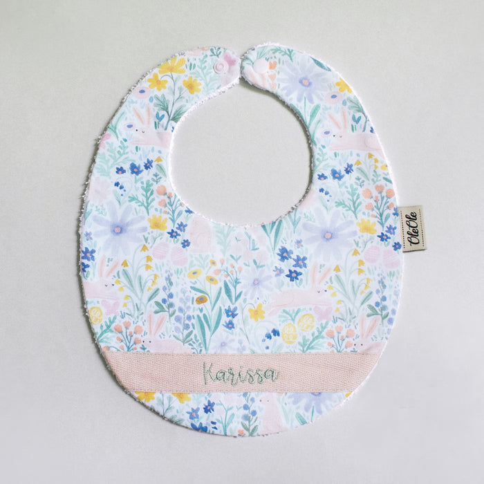 Baby Bib |  Bunny Bloom