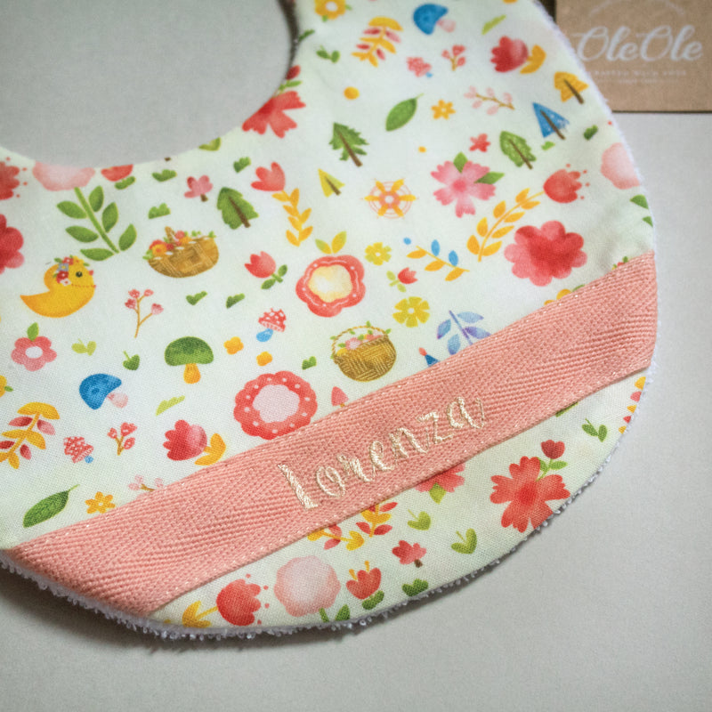 Baby Bib |  Garden of Rainbow