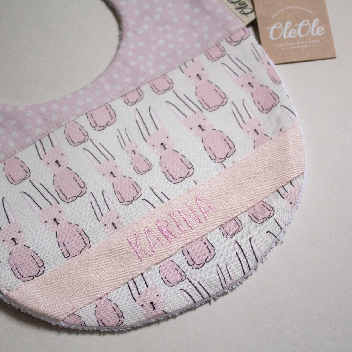 Baby Bib |  Hey Bunny