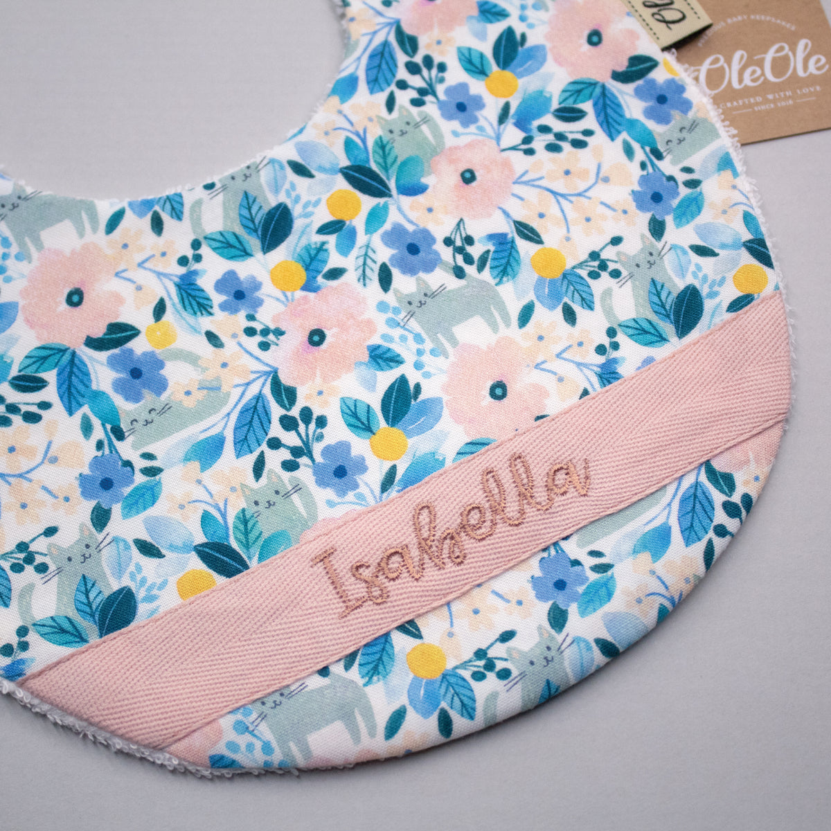 Baby Bib |  Kitty Bloom