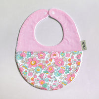 Baby Bib |  Liberty Betsy Pink