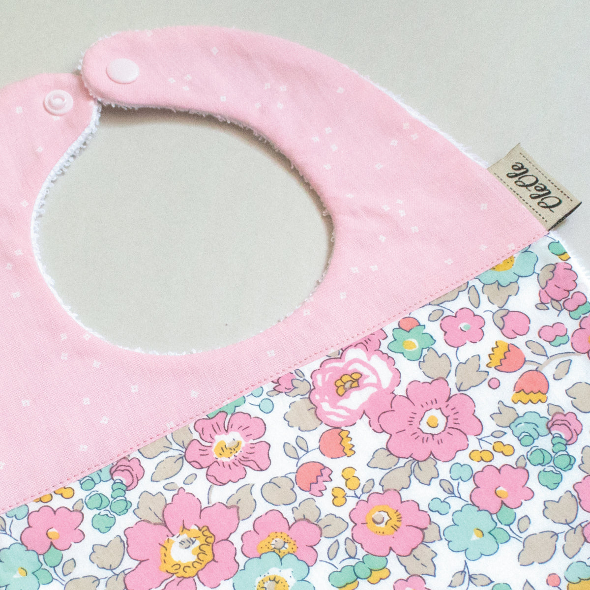 Baby Bib |  Liberty Betsy Pink