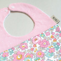 Baby Bib |  Liberty Betsy Pink