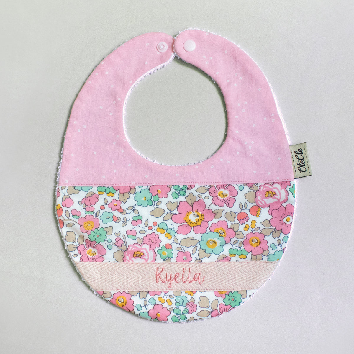 Baby Bib |  Liberty Betsy Pink