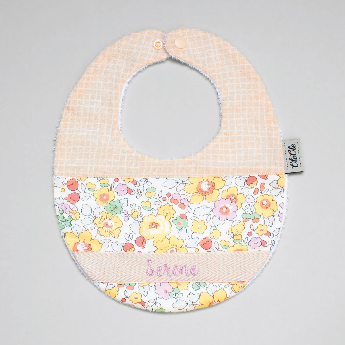 Baby Bib |  Liberty Betsy Yellow