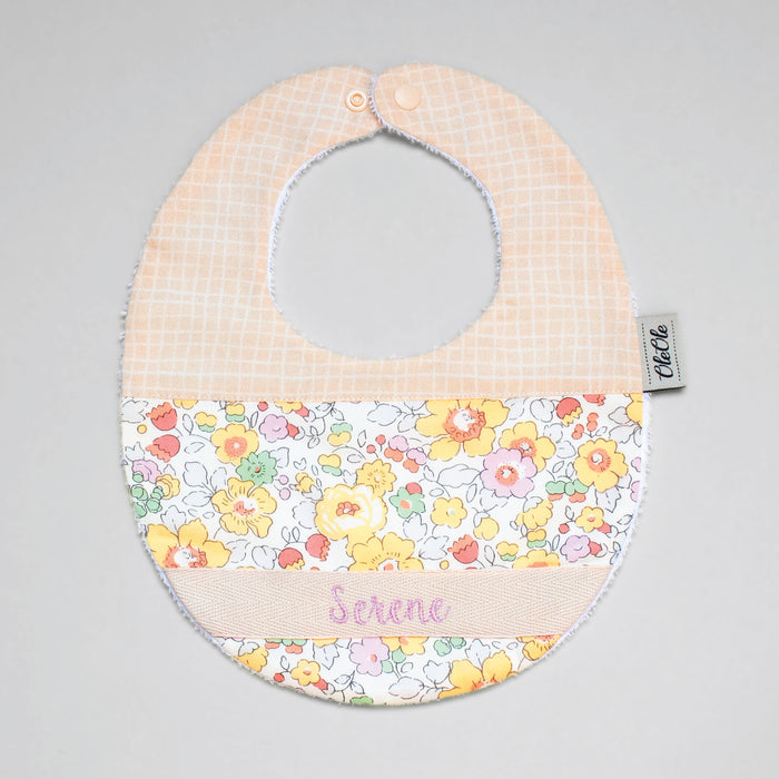 Baby Bib |  Liberty Betsy Yellow