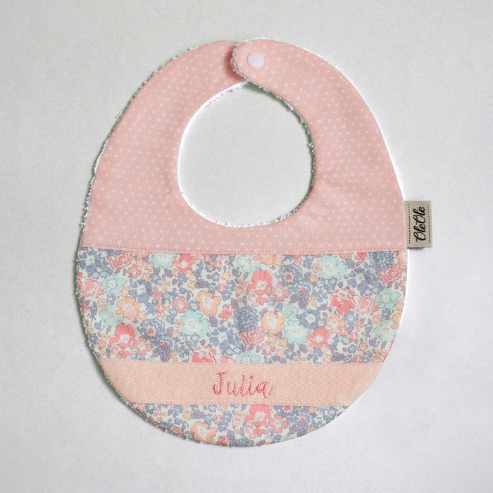 Baby Bib |  Liberty Michelle Coral