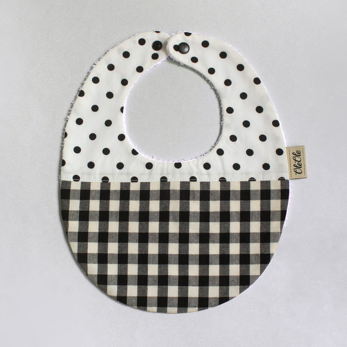 Baby Bib |  Polkadots + Gingham