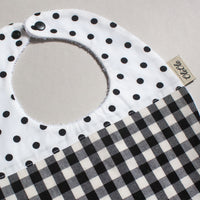 Baby Bib |  Polkadots + Gingham