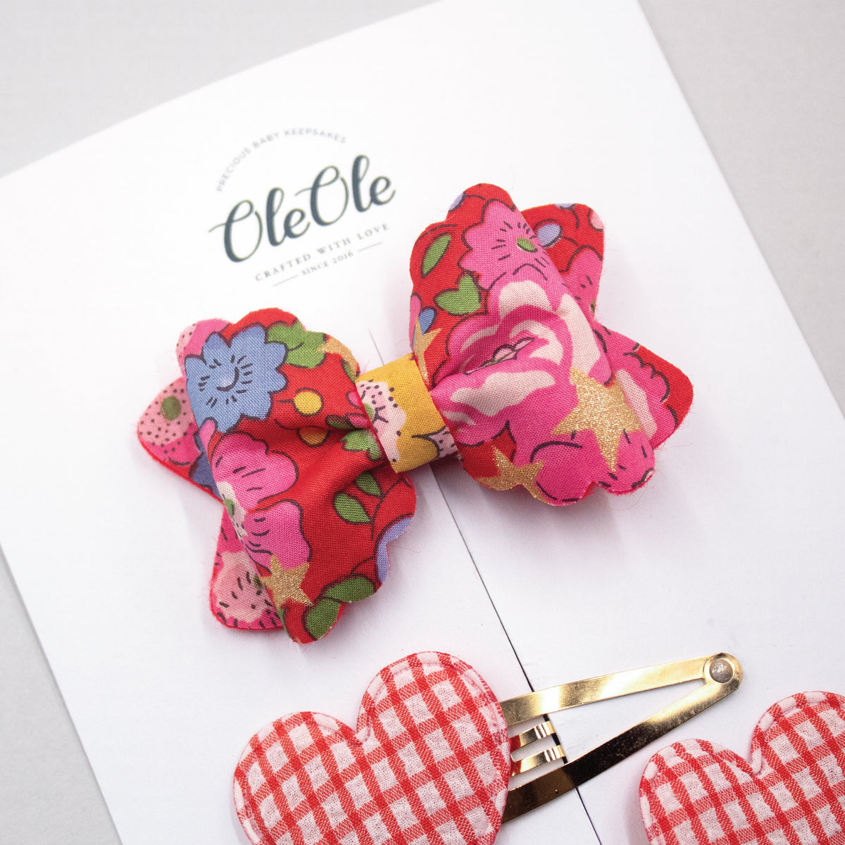 Christmas Hair Clip Set | Liberty Betsy Star