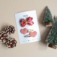 Christmas Hair Clip Set | Liberty Betsy Star