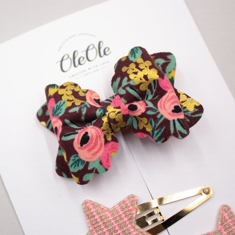 Christmas Hair Clip Set | Rifle Paper Co. Rosa