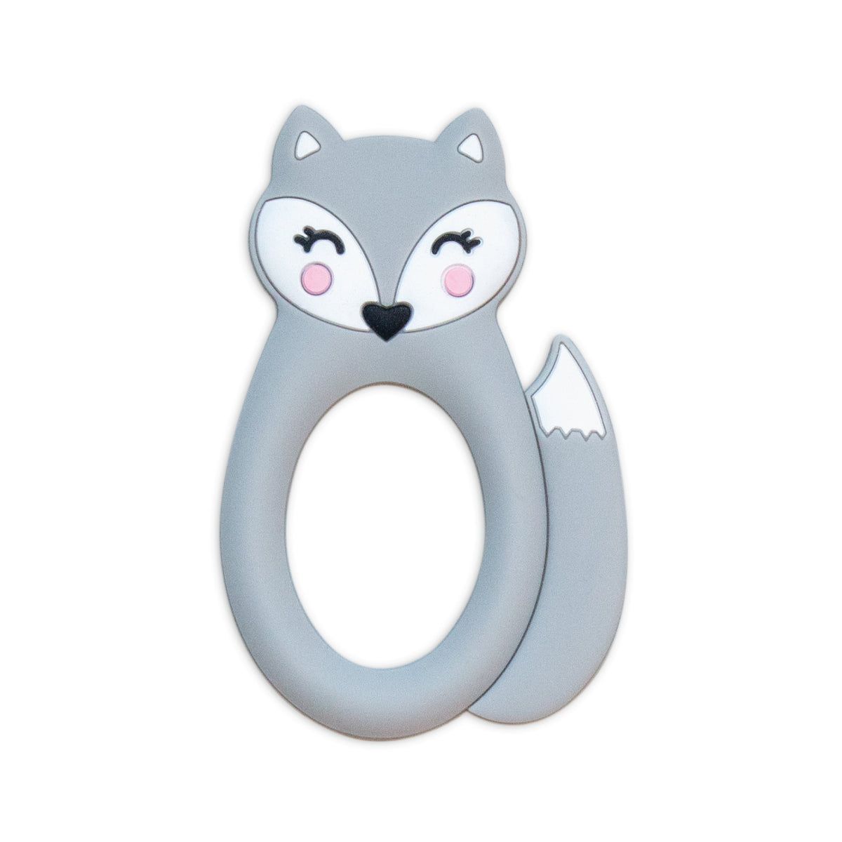 Fox Teether  |  Grey