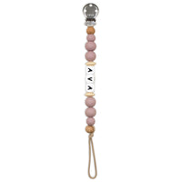 Personalised Pacifier Clip  |  Vintage Rose