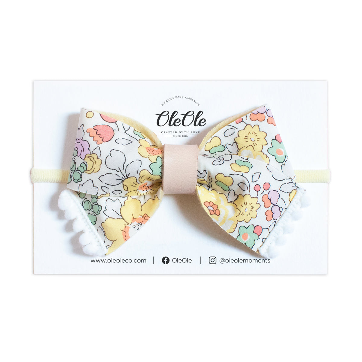 Pinwheel Bow | Liberty Betsy Yellow