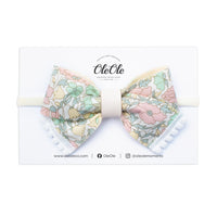 Pinwheel Bow | Liberty Poppy Pastel