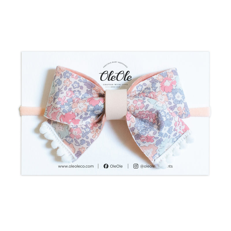 Pinwheel Bow | Liberty Michelle Coral