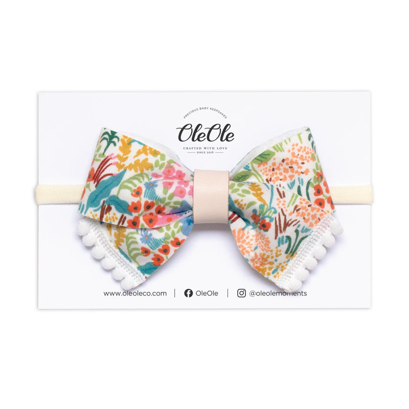 Pinwheel Bow | Rifle Paper Co. Meadows Rainbow