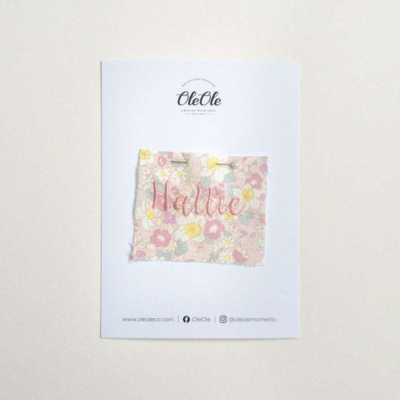 Scalloped Baby Bib  |  Blossom Pink
