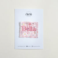 Scalloped Baby Bib  |  Liberty June's Meadow