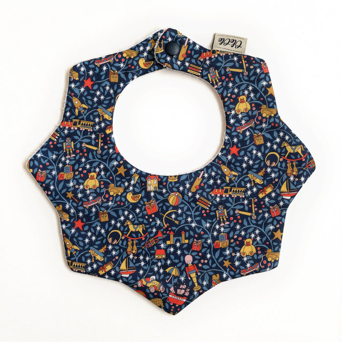 Starry Baby Bib  |  Liberty Magical Forest