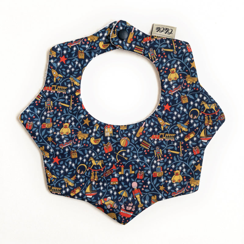 Starry Baby Bib  |  Liberty Magical Forest