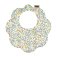 Scalloped Baby Bib  |  Liberty Michelle Mint