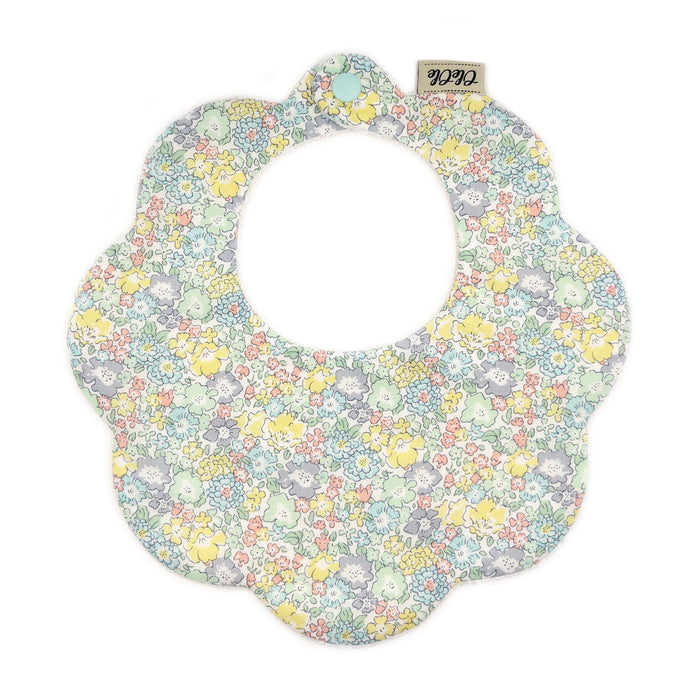 Scalloped Baby Bib  |  Liberty Michelle Mint