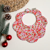 Scalloped Baby Bib  |  Liberty Wiltshire Star