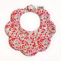 Scalloped Baby Bib  |  Liberty Wiltshire Star