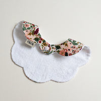 Scalloped Baby Bib  |  Rifle Paper Garden Party Rose