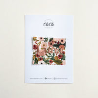 Scalloped Baby Bib  |  Rifle Paper Garden Party Rose