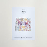 Scalloped Baby Bib  |  Vintage Rose