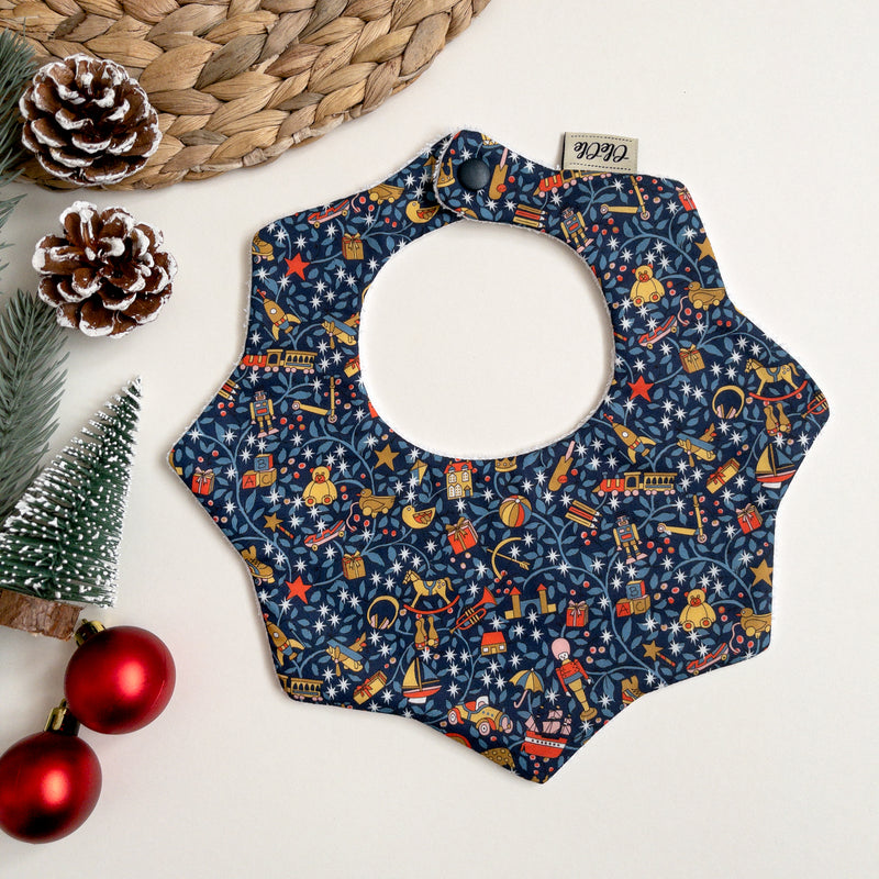 Starry Baby Bib  |  Liberty Magical Forest