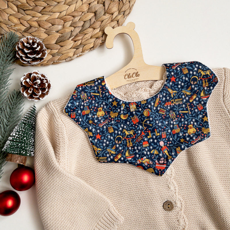 Starry Baby Bib  |  Liberty Magical Forest