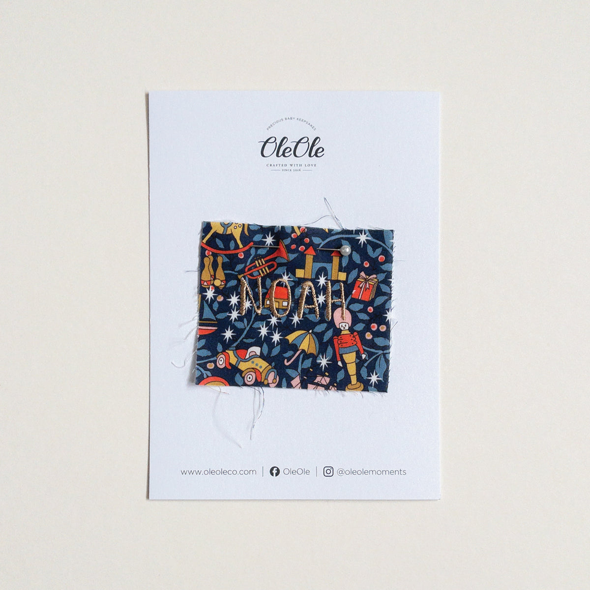 Starry Baby Bib  |  Liberty Magical Forest