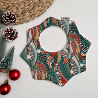 Starry Baby Bib  |  Liberty My Little Star Green