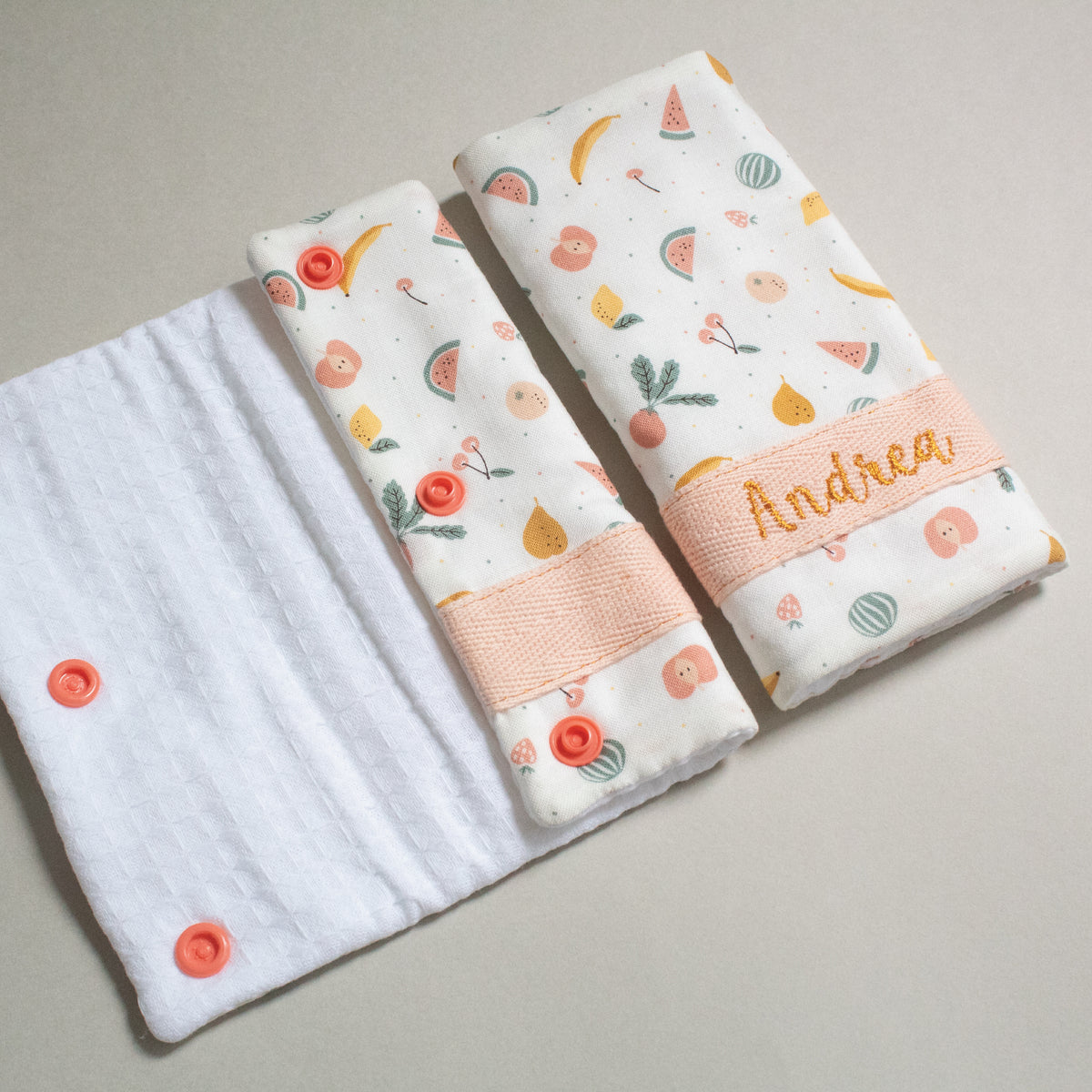 Strap Cover Teething Pad |  Fruity