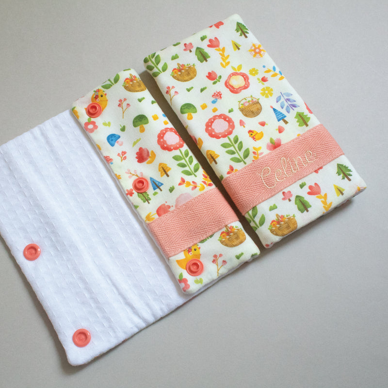 Strap Cover Teething Pad |  Garden of Rainbow