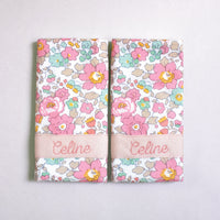 Strap Cover Teething Pad | Liberty Betsy Pink