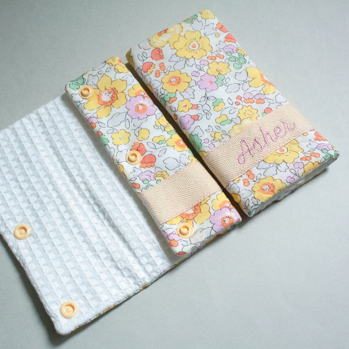 Strap Cover Teething Pad | Liberty Betsy Yellow