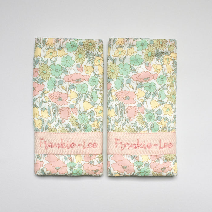 Strap Cover Teething Pad | Liberty Poppy Pastel