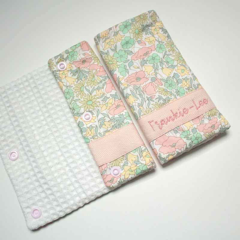 Strap Cover Teething Pad | Liberty Poppy Pastel