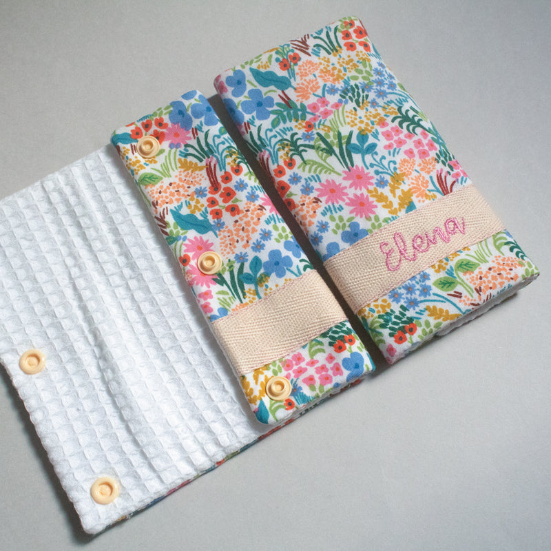 Strap Cover Teething Pad | Rifle Paper Co. Meadows Rainbow