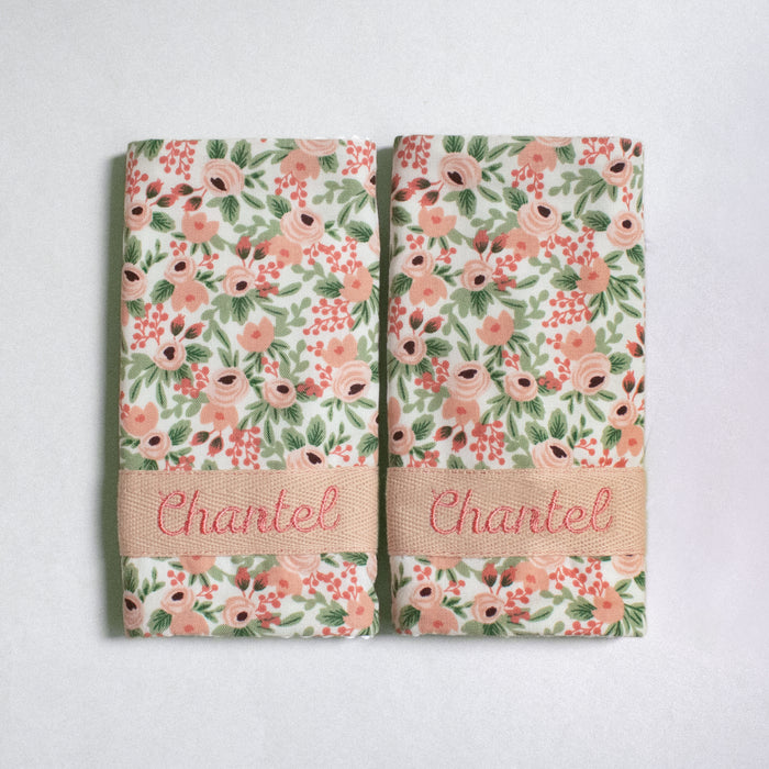 Strap Cover Teething Pad | Rifle Paper Co. Rosa Blush