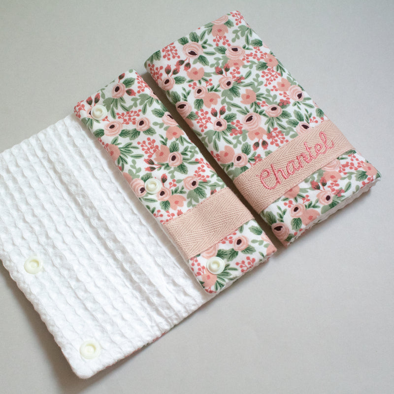 Strap Cover Teething Pad | Rifle Paper Co. Rosa Blush