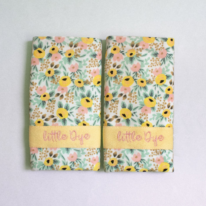 Strap Cover Teething Pad | Rifle Paper Co. Rosa Double Cream