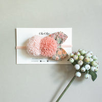 PomPomBow | French Peach